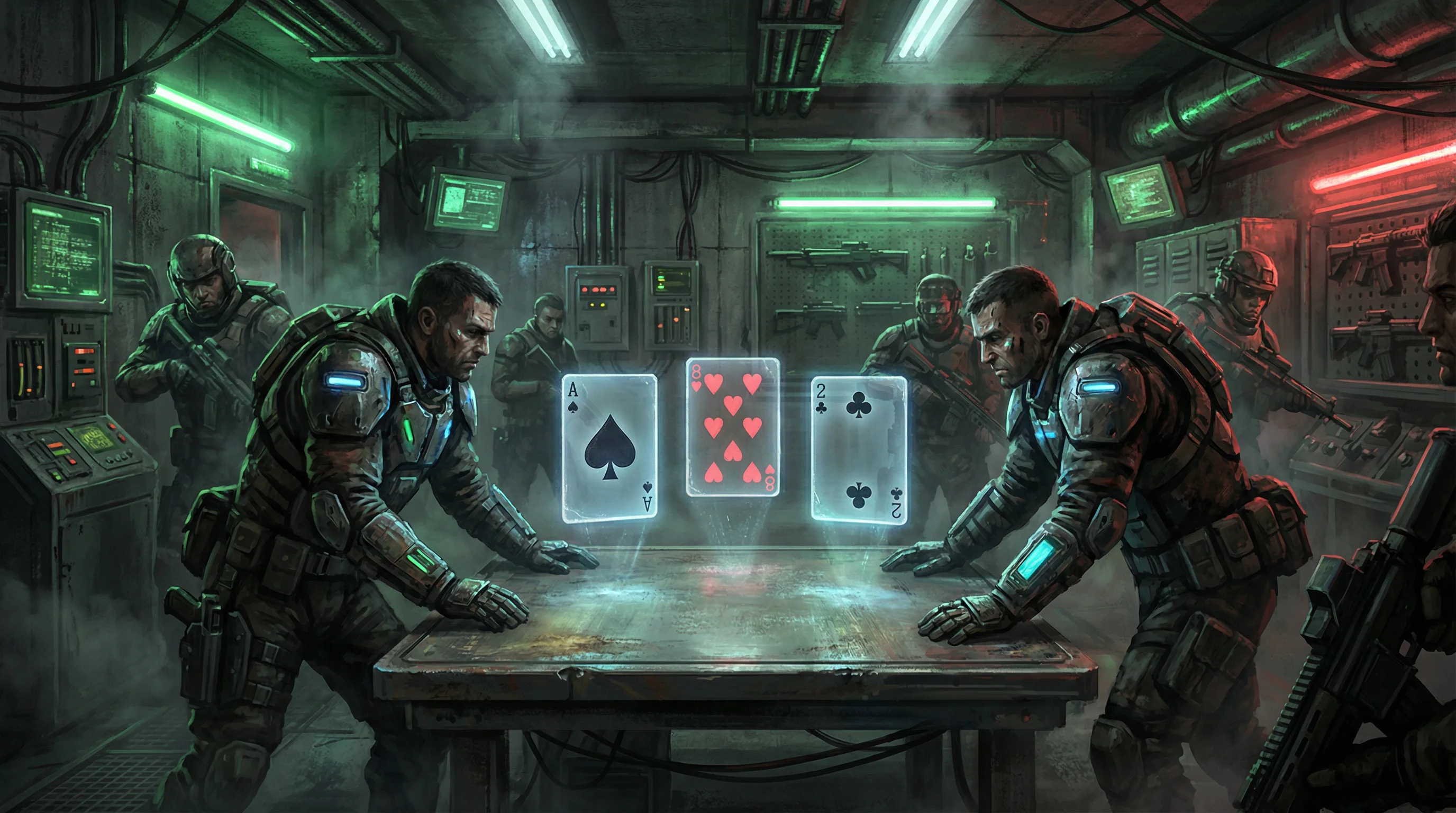 军用科技总部的炸金花赌局